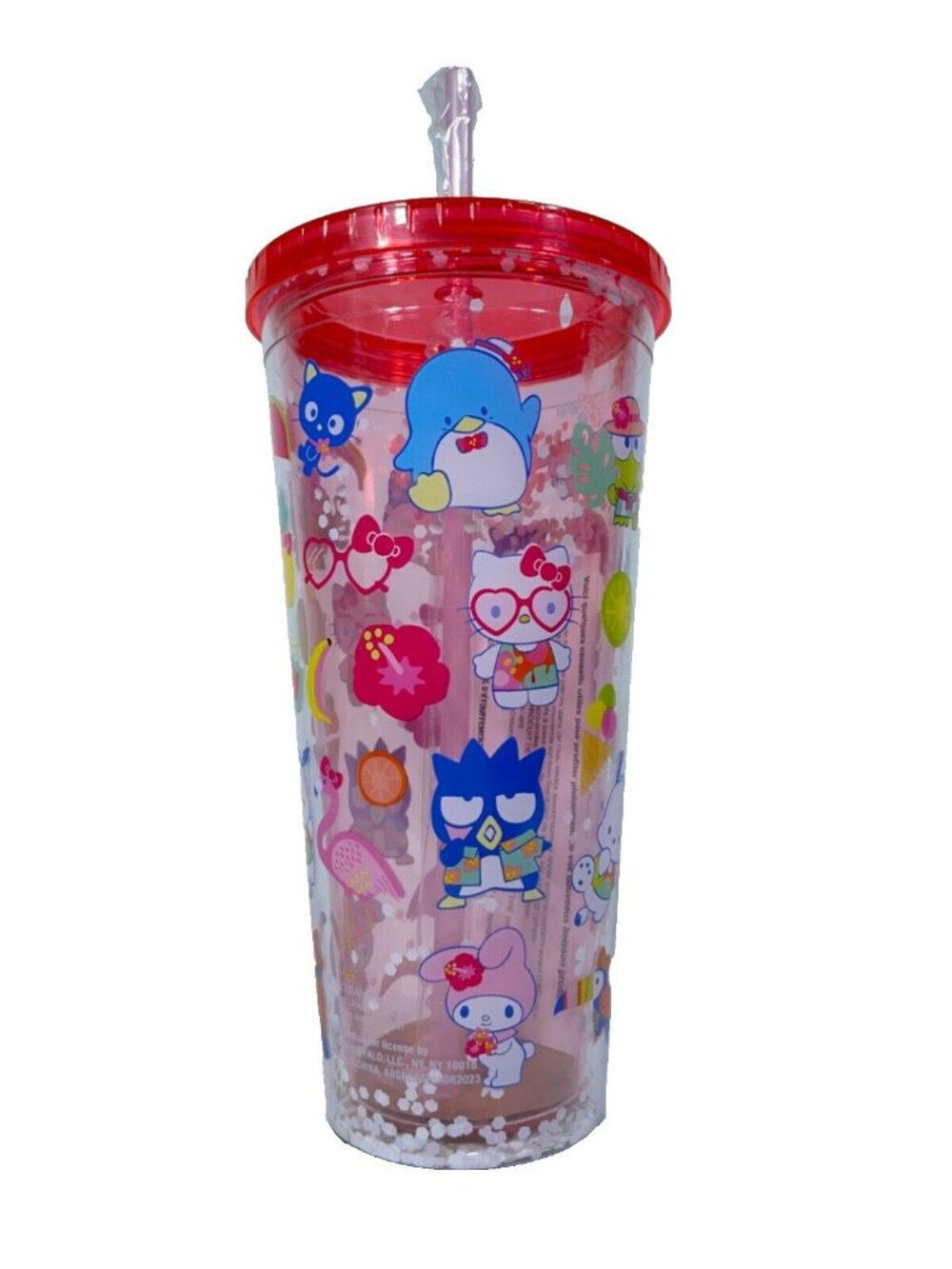 Sanrio Hello Kitty & Friends All Over Print 32oz Tumbler With Straw